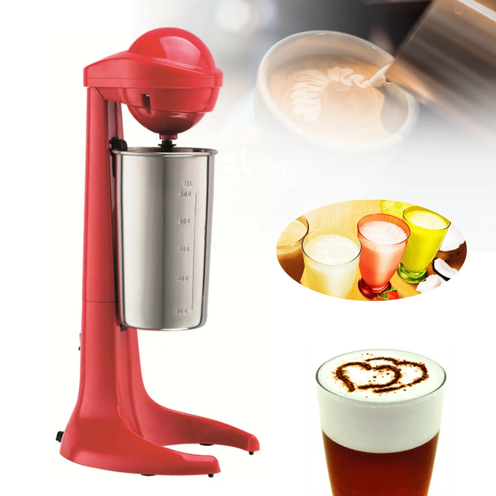 Electric Milk Shaker Maker Commercial Drink Mixer Smoothie Milk Shake Machine - Image 10