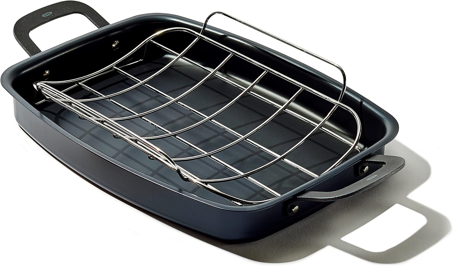 OXO Obsidian Pre-Seasoned Carbon Steel, 12 Wok Pan with Removable Silicone Handle Holder, Induction, Oven Safe, Black - Image 27