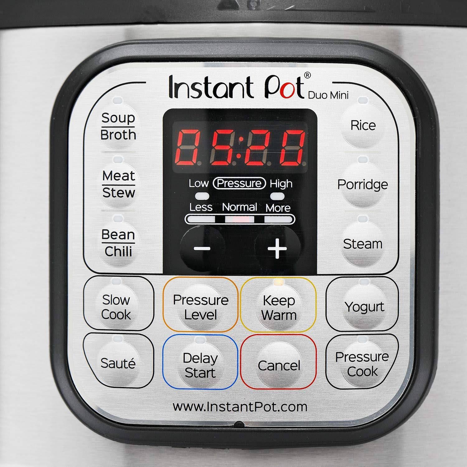 Instant Pot Duo Mini 7-in-1 3qt Electric Pressure Cooker – Silver - Image 4