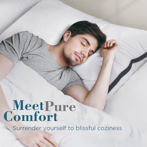 viewstar Bed Pillows King Size Set of 2, Hotel Quality, Down Alternative Big Pillow for Back, Stomach or Side Sleepers, Firm - Image 104